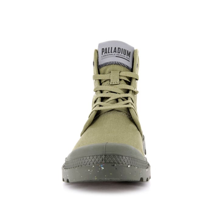 Dámské Boty Palladium Pampa Organic Metro Olivy Zelené | CZ VHB-06P